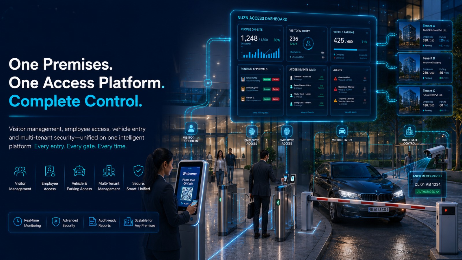 NUZN Access — Visitor Management & Access Control System